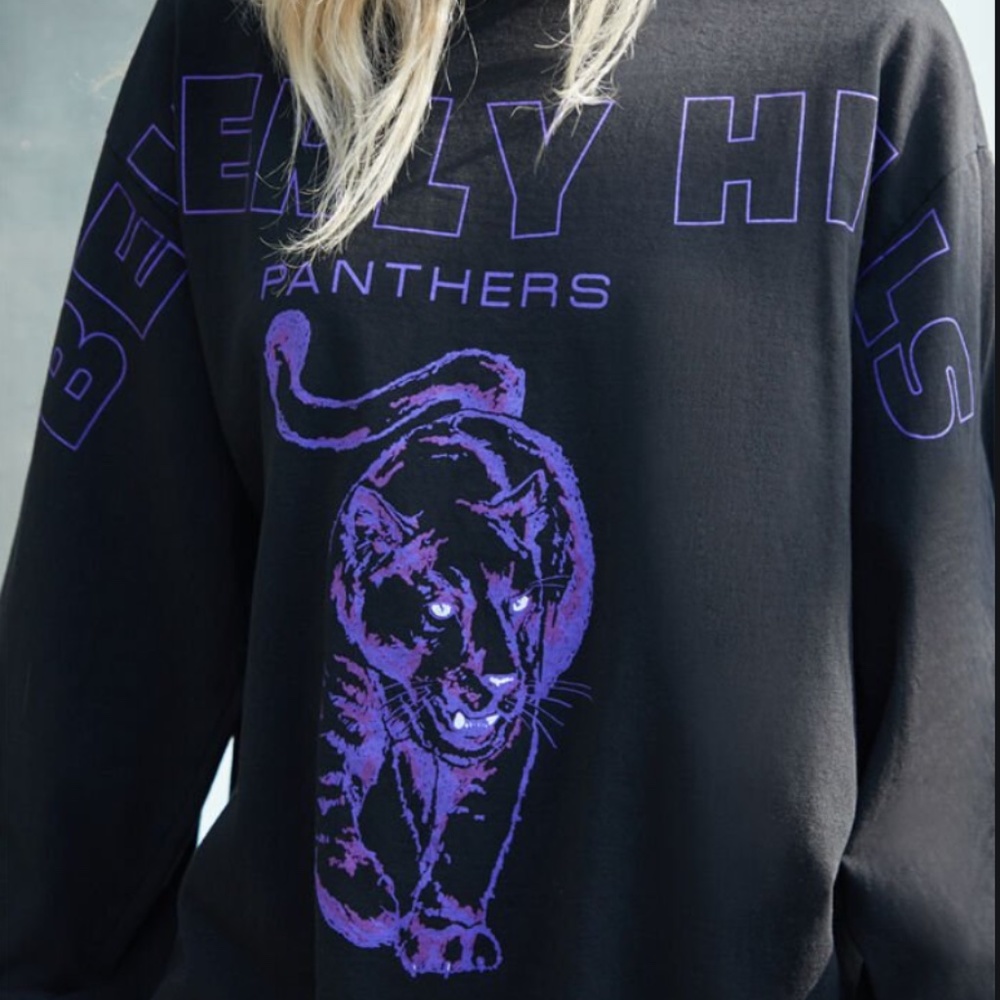 brandy melville: camila beverly hills panther tee